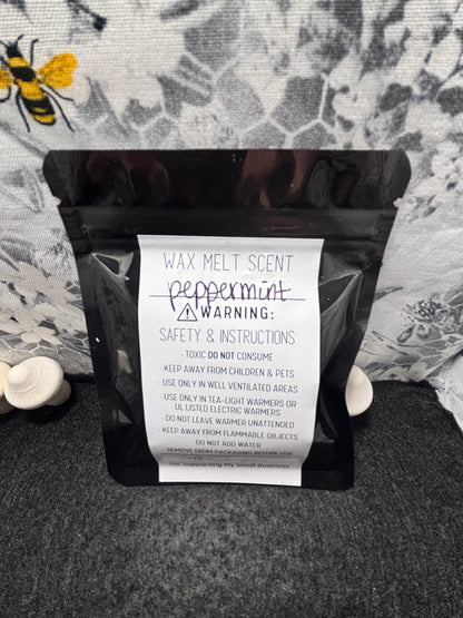 Peppermint Scented Skull Wax Melts
