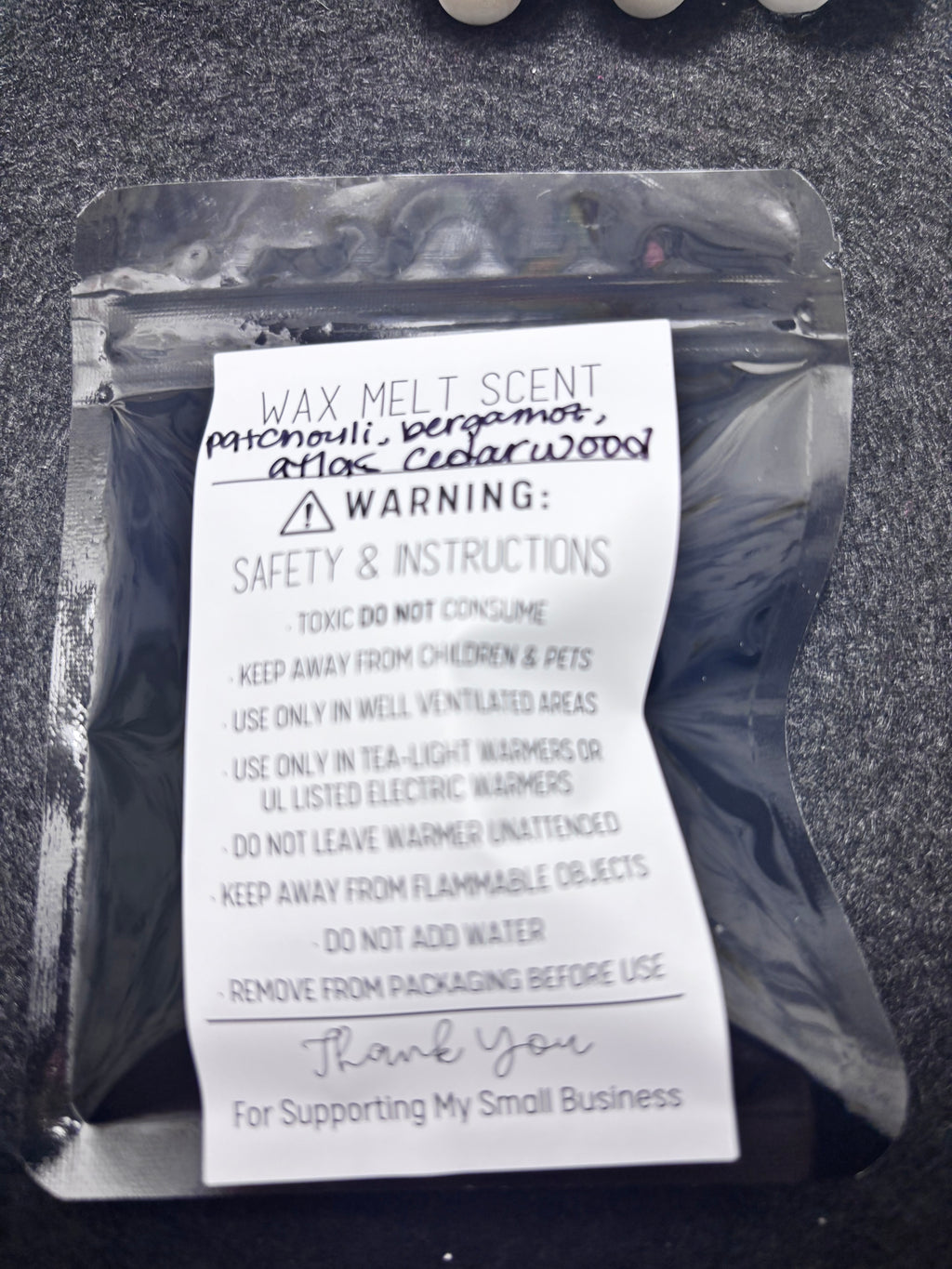 Patchouli, Bergamot, and Cedarwood Atlas Skull Wax Melts