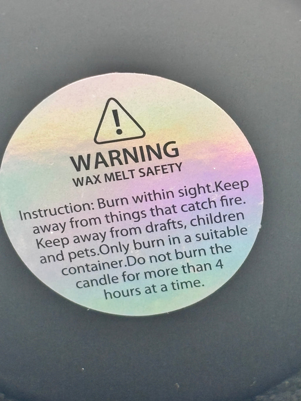 Patchouli, Bergamot and Cedarwood Atlas 4oz Candle w/ Obsidian