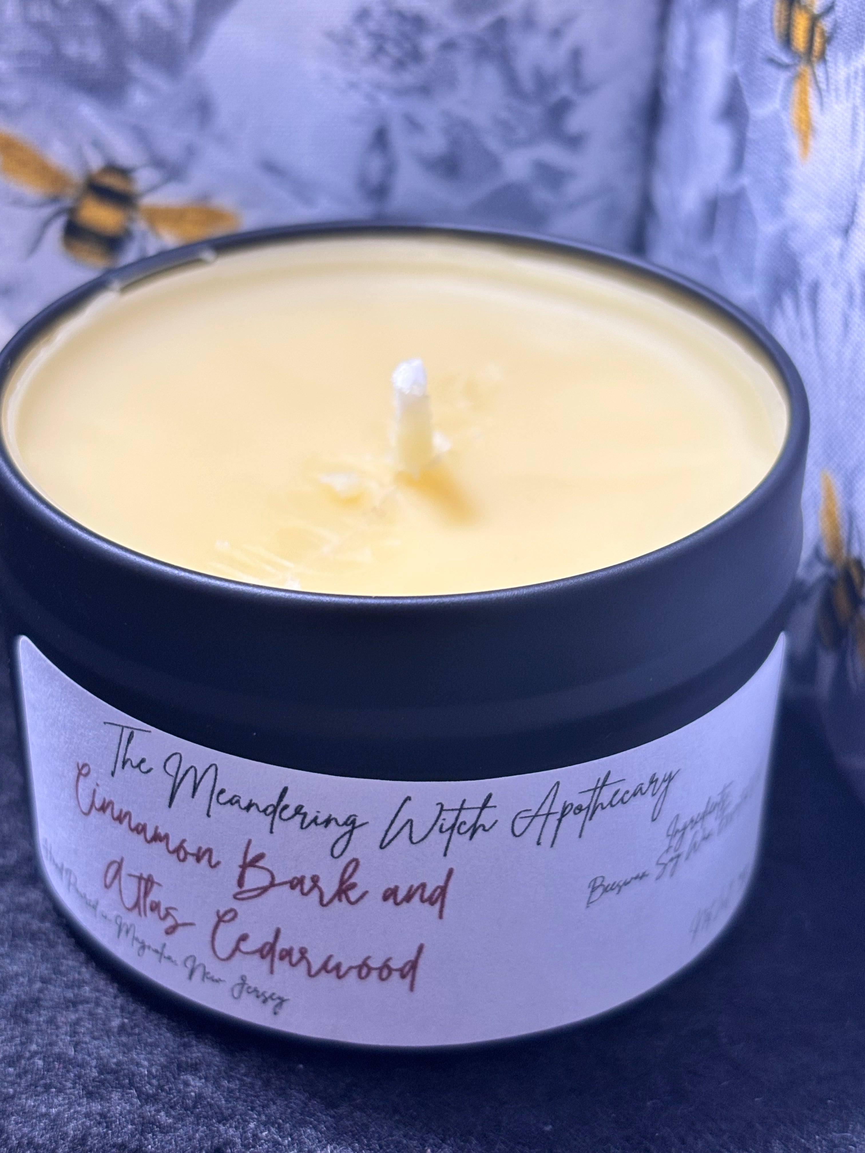 Cinnamon Bark and Cedarwood Atlas 4oz Candle