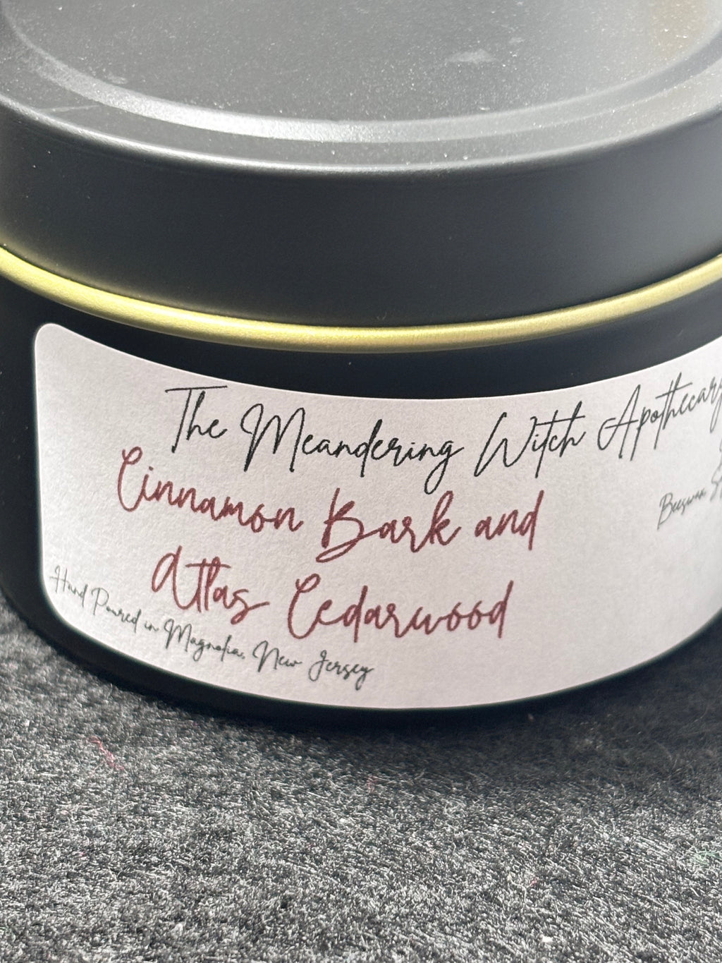 Cinnamon Bark and Cedarwood Atlas 4oz Candle